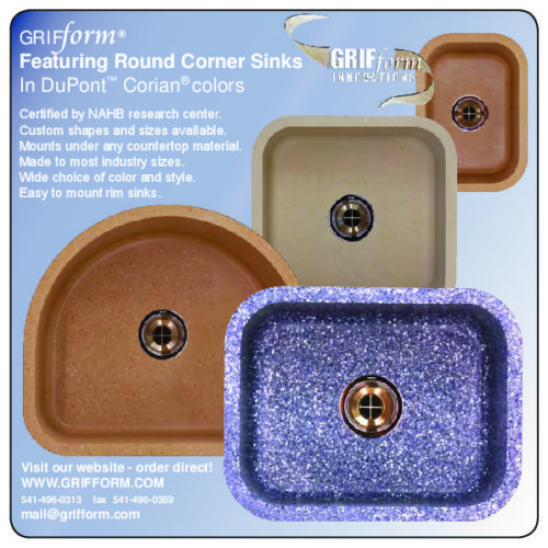 Round Corner Sinks - Grifform